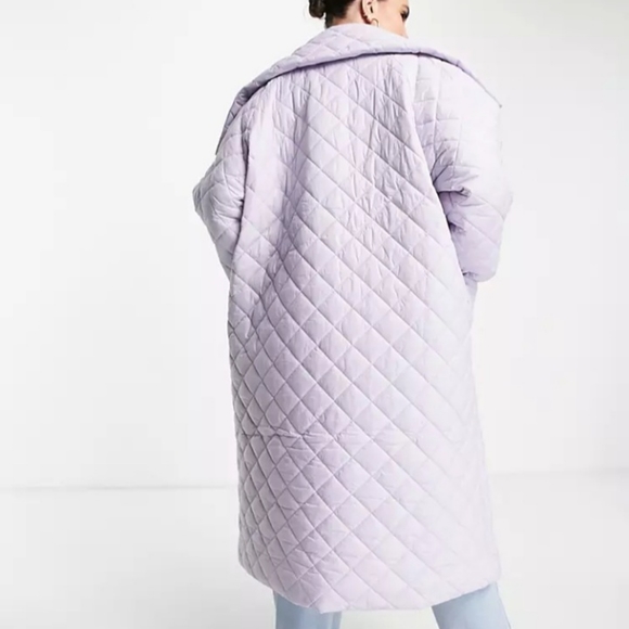 NATIVE YOUTH Oversized Longline Padded Coat Sz 24 - Picture 2 of 4